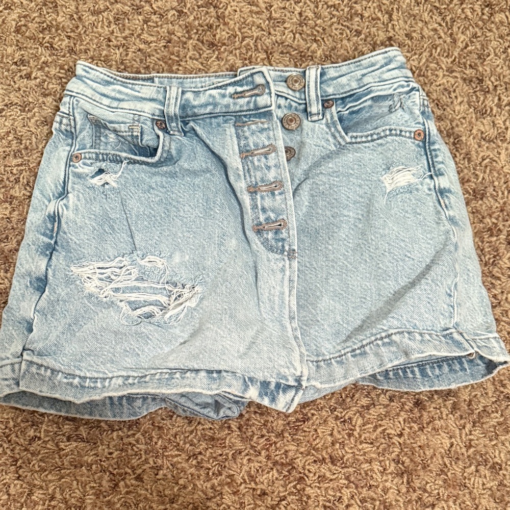 American Eagle Outfitters Light Blue Jean Shorts